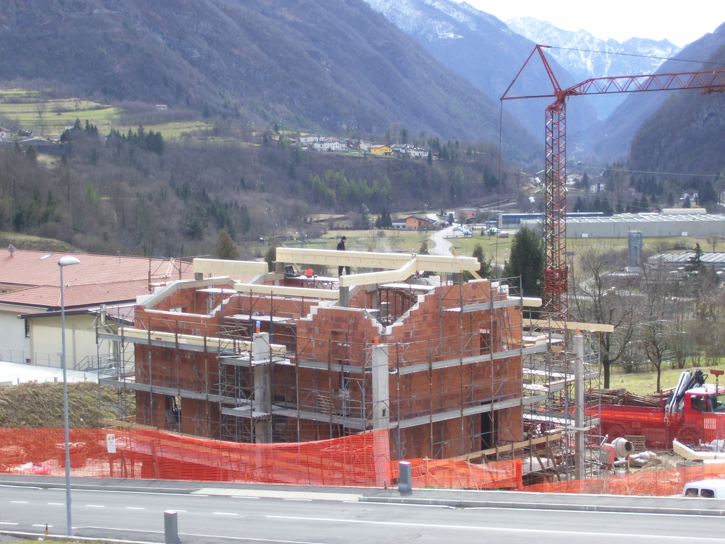 Costruzione di una unifamiliare in Valdastico